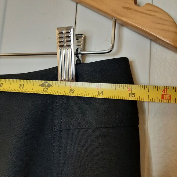 Diane Von Furstenberg Skirt Women Size 6 Black Straight Pencil Career Pull On - Picture 3 of 11
